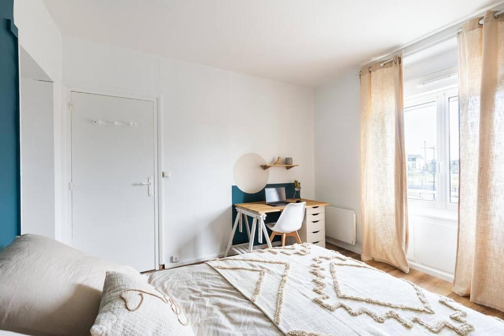 La Clef - Appartement Proche Centre Et Gare Saint-Brieuc Bagian luar foto